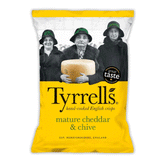 Tyrrells Mature Cheddar & Chive Chips 40g